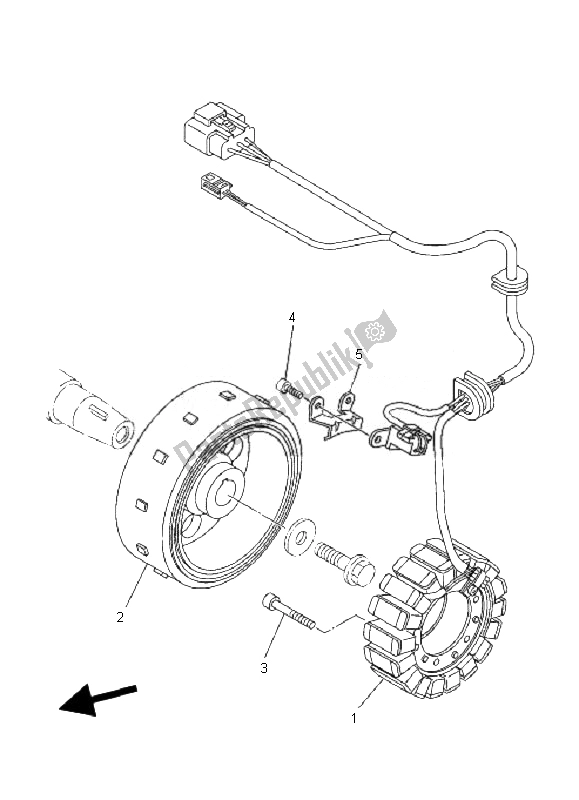 Todas las partes para Generador de Yamaha TDM 900 2007