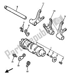 came et fourchette de changement de vitesse