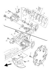 REAR BRAKE CALIPER