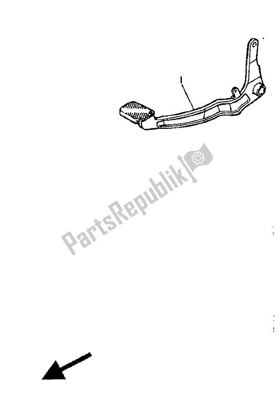 All parts for the Alternate (chassis) of the Yamaha XT 600 1986