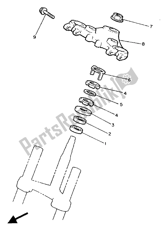 Wszystkie części do Sterowniczy Yamaha XJ 900F 1991