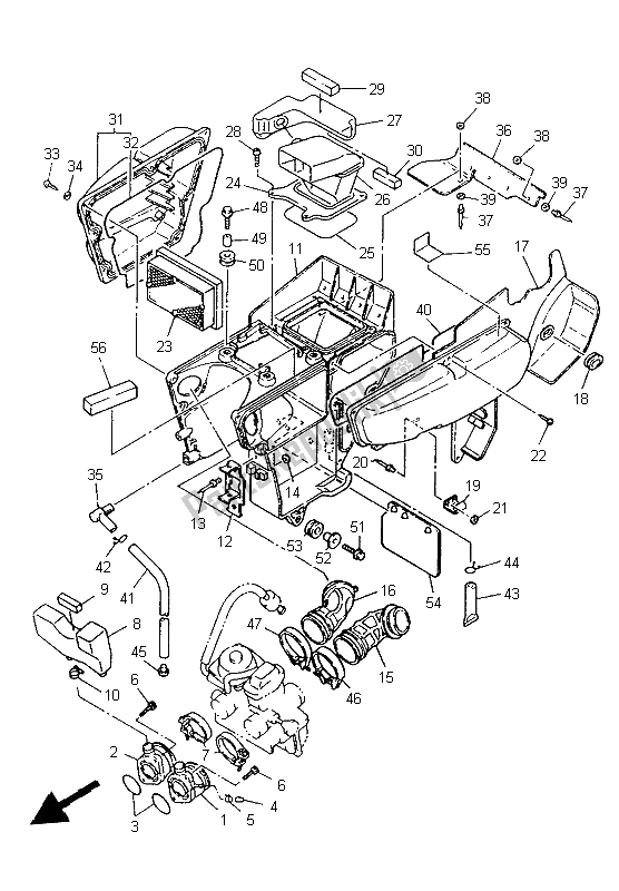 Tutte le parti per il Presa del Yamaha XT 600E 1997