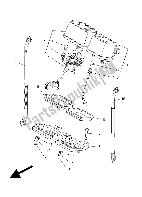 Wszystkie części do Metr Yamaha DT 125 RE 1998