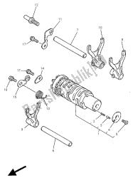 came et fourchette de changement de vitesse