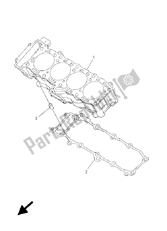 Tutte le parti per il Cilindro del Yamaha FZ1 N Fazer 1000 2008