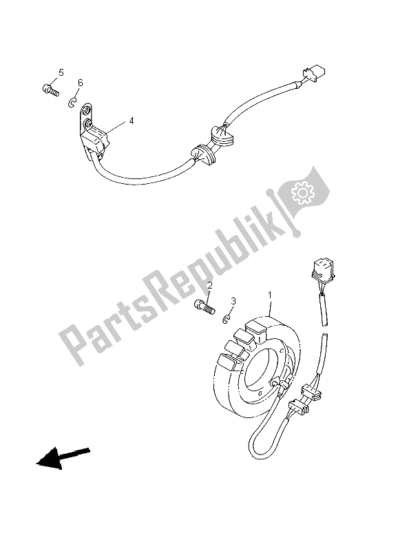All parts for the Generator of the Yamaha XVS 650A Dragstar Classic 2002