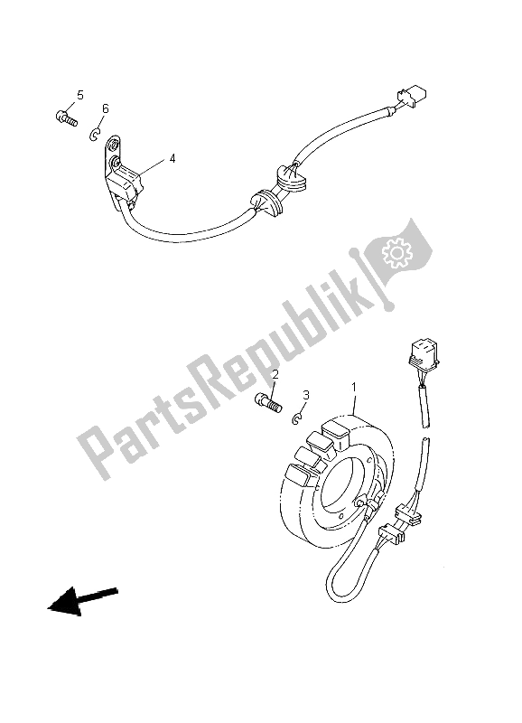 Tutte le parti per il Generatore del Yamaha XVS 650A Dragstar Classic 2002