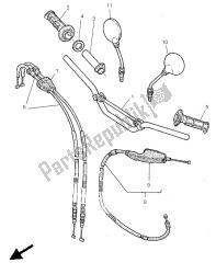 stuurhendel en kabel