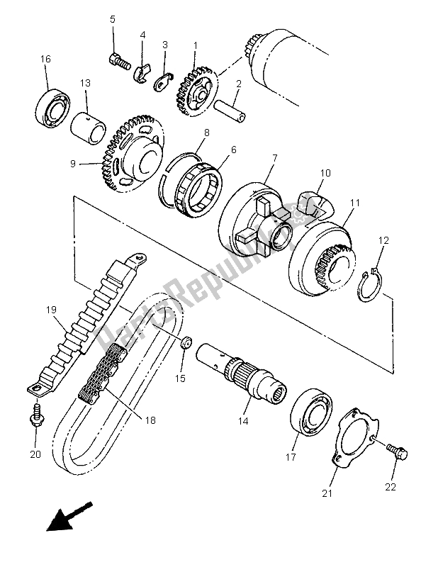 Todas as partes de Iniciante do Yamaha XJ 900S Diversion 1997