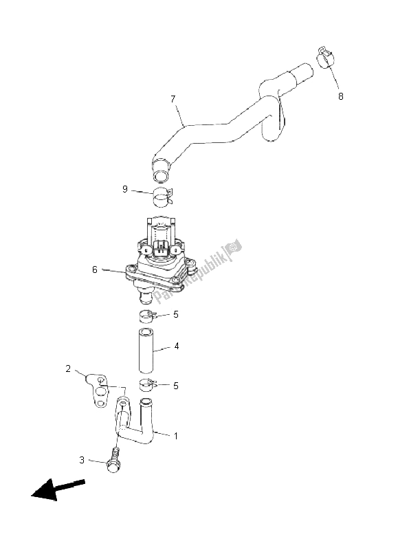 Tutte le parti per il Sistema Di Induzione Dell'aria del Yamaha WR 250R 2011