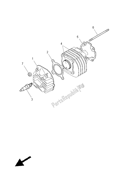 Wszystkie części do Cylinder Yamaha CS 50 2015