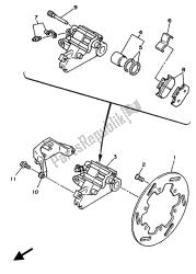 REAR BRAKE CALIPER