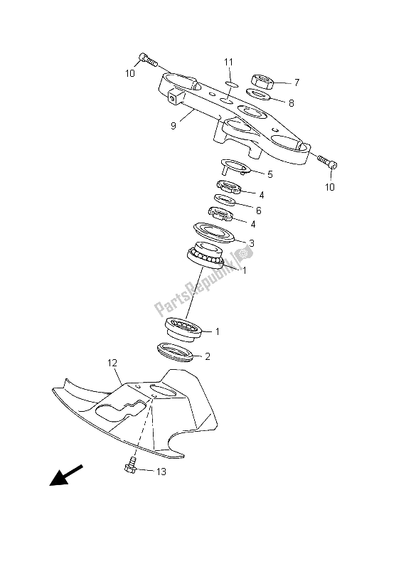 Toutes les pièces pour le Pilotage du Yamaha YZF R1 1000 2003