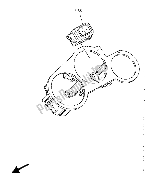 Todas las partes para Alternativo (metro) de Yamaha FZ 750 Genesis 1990