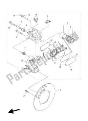 REAR BRAKE CALIPER