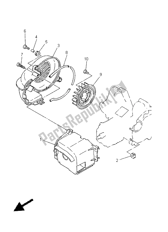 Toutes les pièces pour le Carénage Et Ventilateur du Yamaha CS 50M 2015