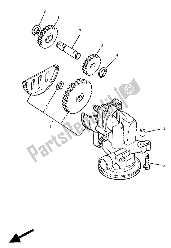 Todas las partes para Bomba De Aceite de Yamaha XVZ 1300A Royalstar 1998