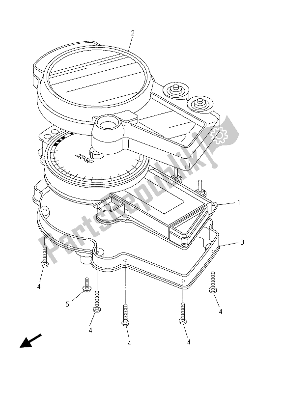 Todas as partes de Metro do Yamaha YZF R6 600 2003