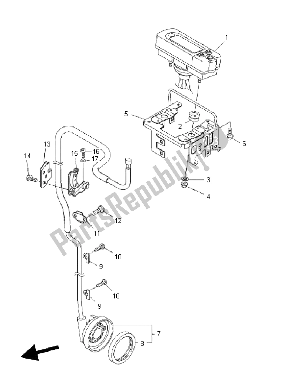 Tutte le parti per il Metro del Yamaha WR 450F 2011