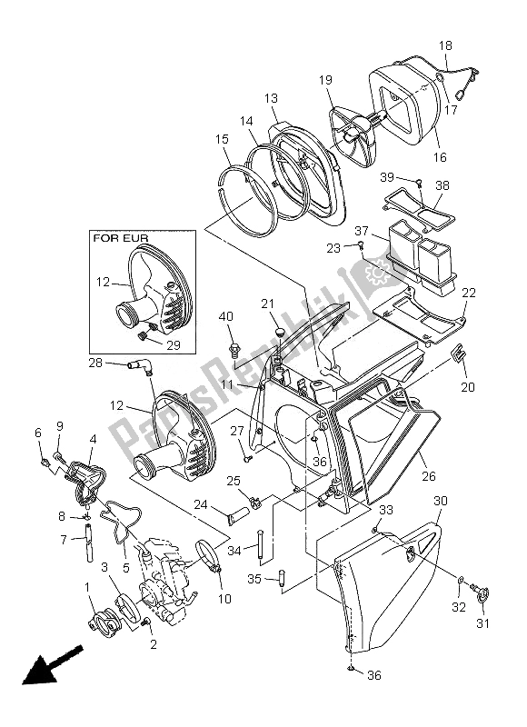 Todas las partes para Consumo de Yamaha WR 250F 2013