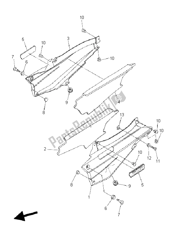 Wszystkie części do Boczna Ok? Adka Yamaha FJR 1300A 2006