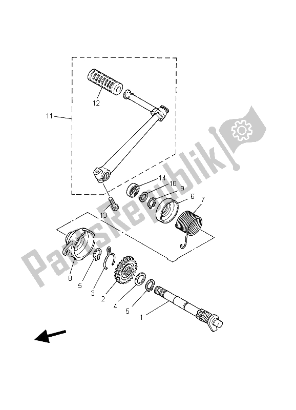 Todas las partes para Inicio de Yamaha PW 80 2006