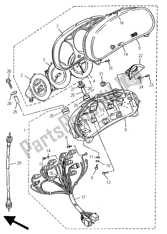 Wszystkie części do Metr Yamaha XJ 900S Diversion 1998