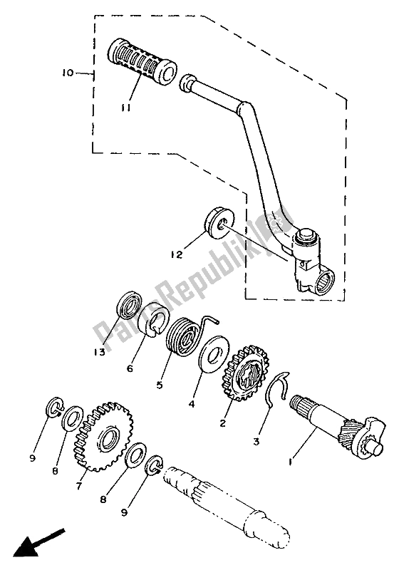 Todas las partes para Inicio de Yamaha TZR 125 1992