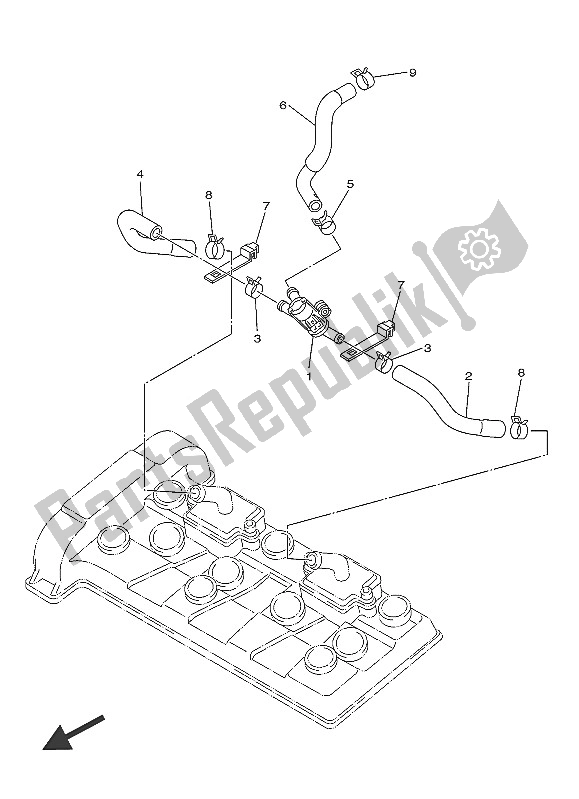 Tutte le parti per il Sistema Di Induzione Dell'aria del Yamaha XJ6N 600 2016