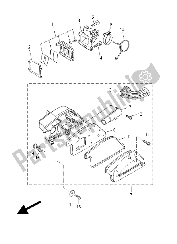 Toutes les pièces pour le Admission du Yamaha CW 50L 2011