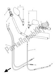 uchwyt kierownicy i kabel