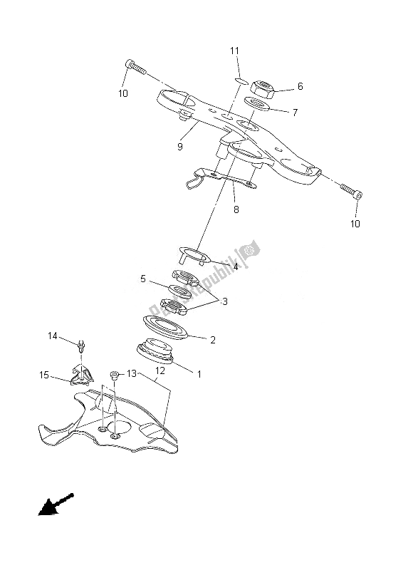 Tutte le parti per il Timone del Yamaha YZF R6 600 2013