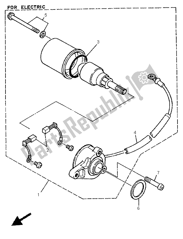 Todas las partes para Inicio de Yamaha TZR 125 1997