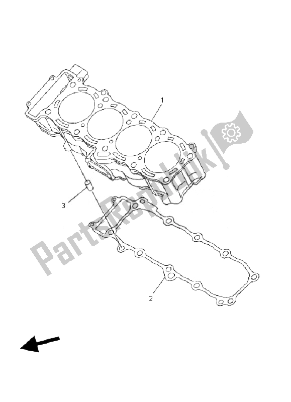 Wszystkie części do Cylinder Yamaha FZ1 S Fazer 1000 2007