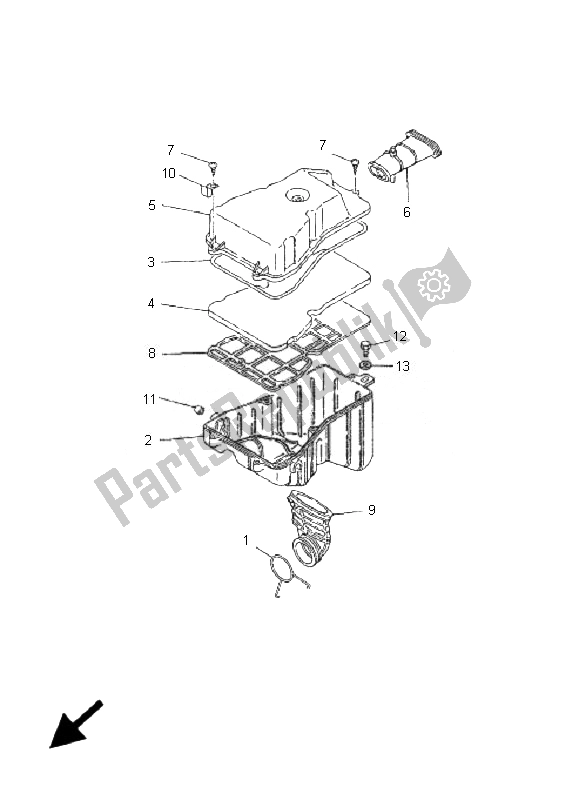 Todas las partes para Consumo de Yamaha TZR 50 2007