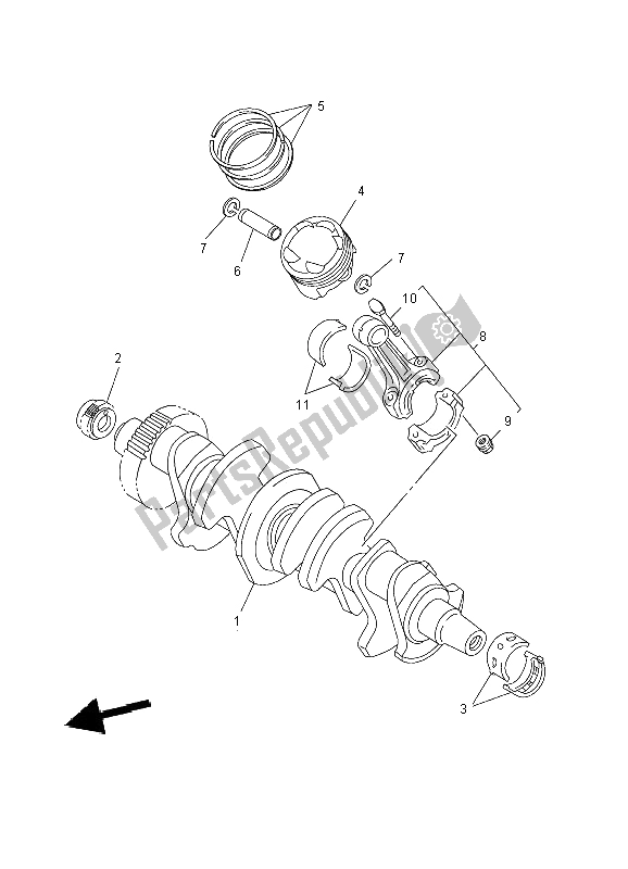 Wszystkie części do Wa? Korbowy I T? Ok Yamaha FZS 1000 Fazer 2002