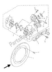 REAR BRAKE CALIPER