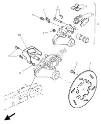 REAR BRAKE CALIPER