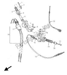 stuurhendel en kabel