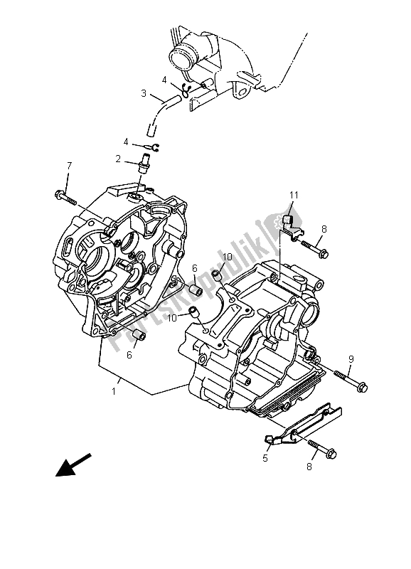 Wszystkie części do Korbowód Yamaha YBR 125K 2003