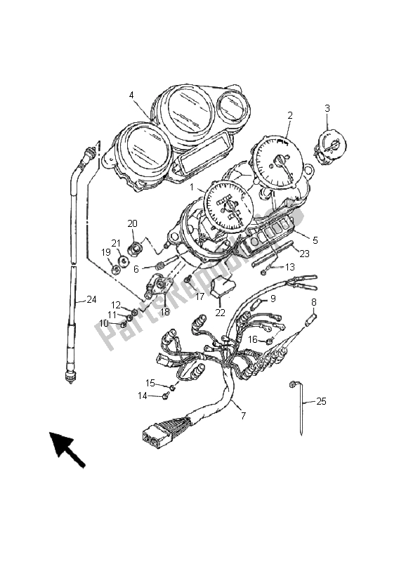 Todas las partes para Metro de Yamaha YZF 1000R Thunderace 2001