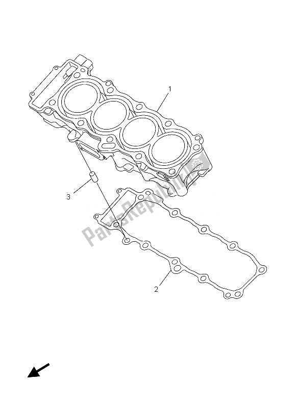 Wszystkie części do Cylinder Yamaha FZ8 SA 800 2013