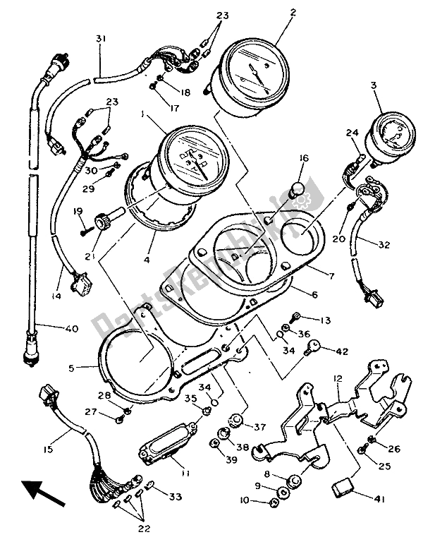 Wszystkie części do Metr Yamaha FZR 750 RW 1989