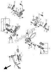 soporte y reposapiés