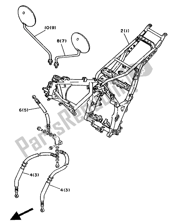 Toutes les pièces pour le Alterné (châssis) du Yamaha XTZ 750 Supertenere 1991