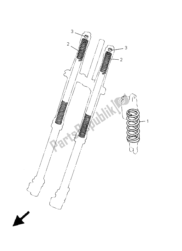 Toutes les pièces pour le Alternative Pour Châssis du Yamaha YZ 125 2005