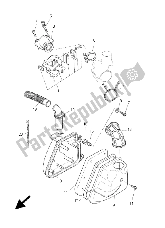 Todas las partes para Consumo de Yamaha CS 50 LC Jogr 2005