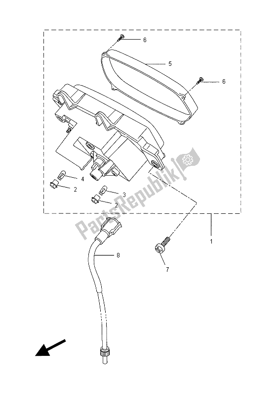 Tutte le parti per il Metro del Yamaha CW 50 2015