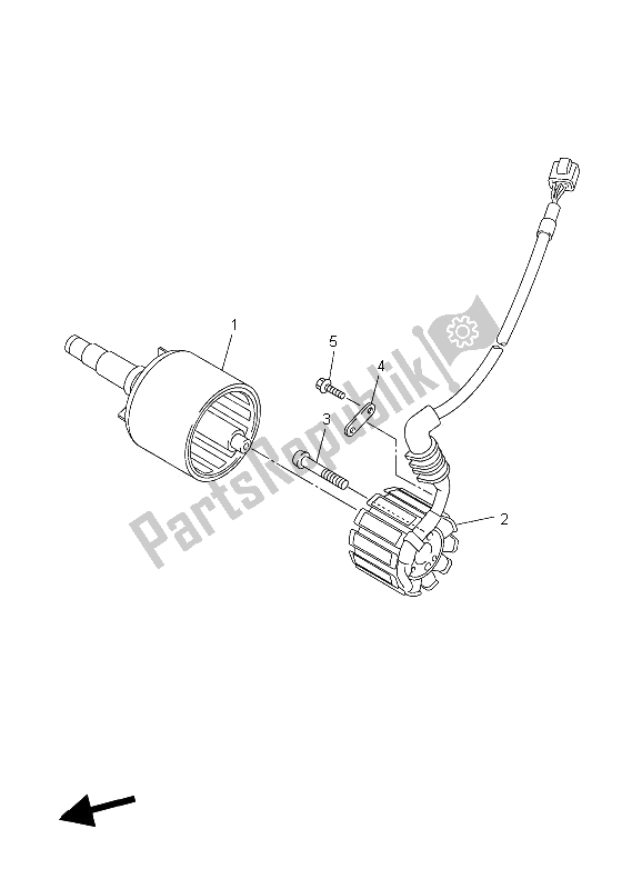 Wszystkie części do Generator Yamaha YZF R1 1000 2006