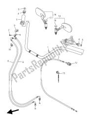 stuurhendel en kabel